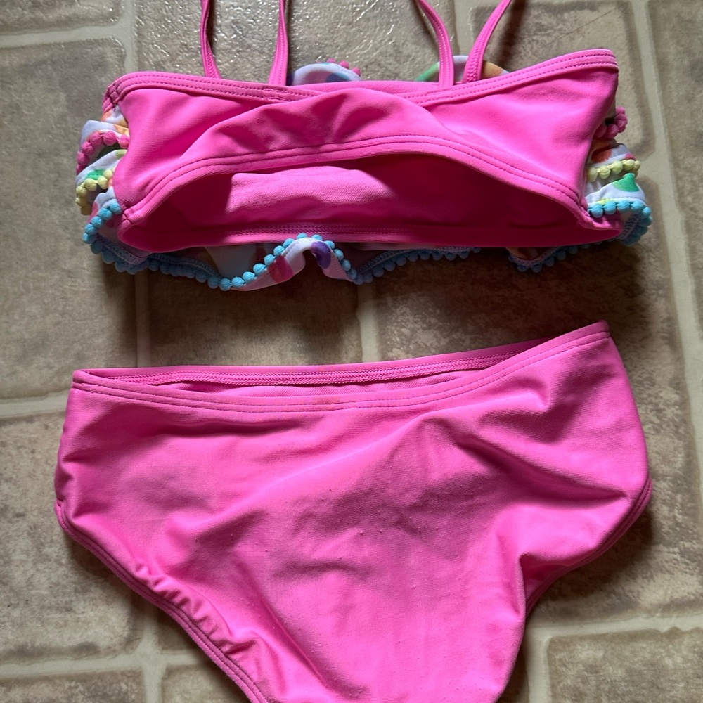 Cat & Jack Pink and Multicolor Bikini Set - Picture 2 of 3